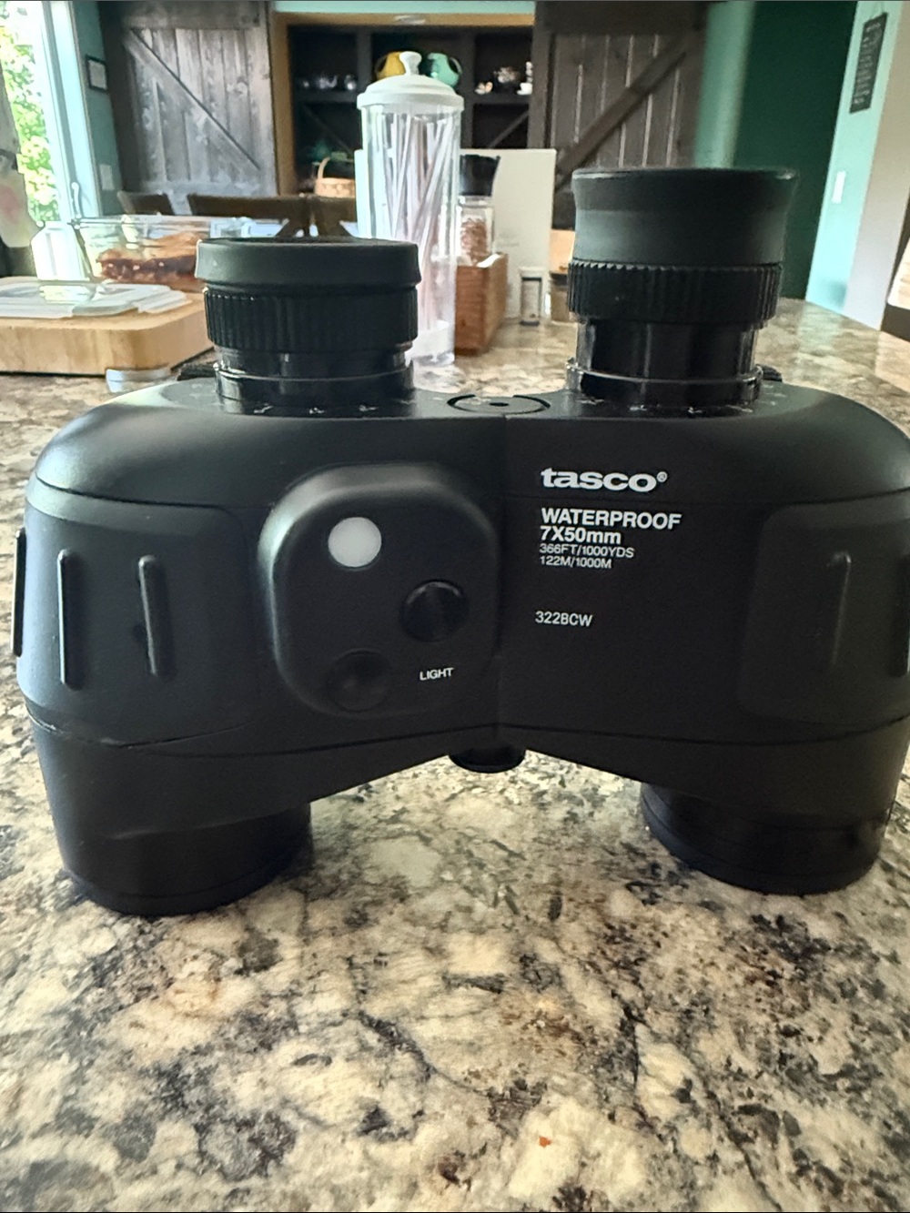 Tasco 7x50 Waterproof Binoculars - Black